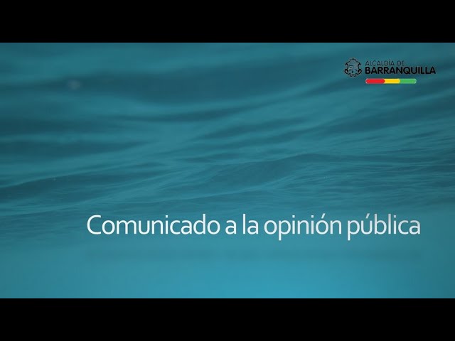 Comunicado A La Opini N P Blica Barranquilla Desnuda